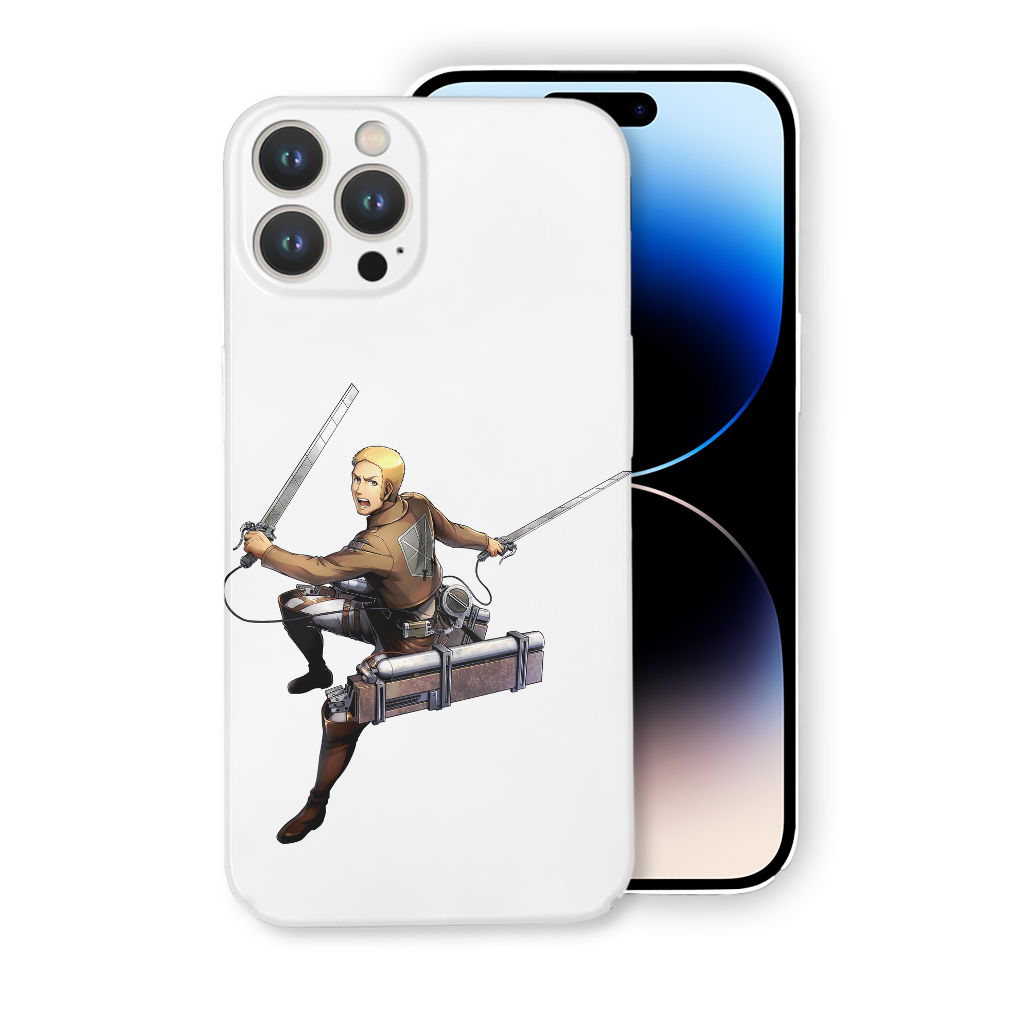 （画像用） 進撃の巨人 ライナー・ブラウン Attack on Titan Reiner Braun 【iPhone 14シリーズ対応】ハードケース